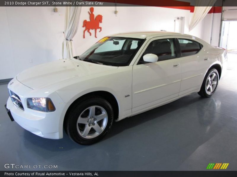 Stone White / Dark Slate Gray 2010 Dodge Charger SXT