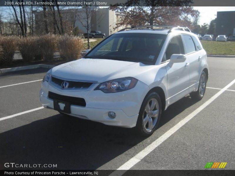 White Diamond Pearl / Ebony 2008 Acura RDX Technology