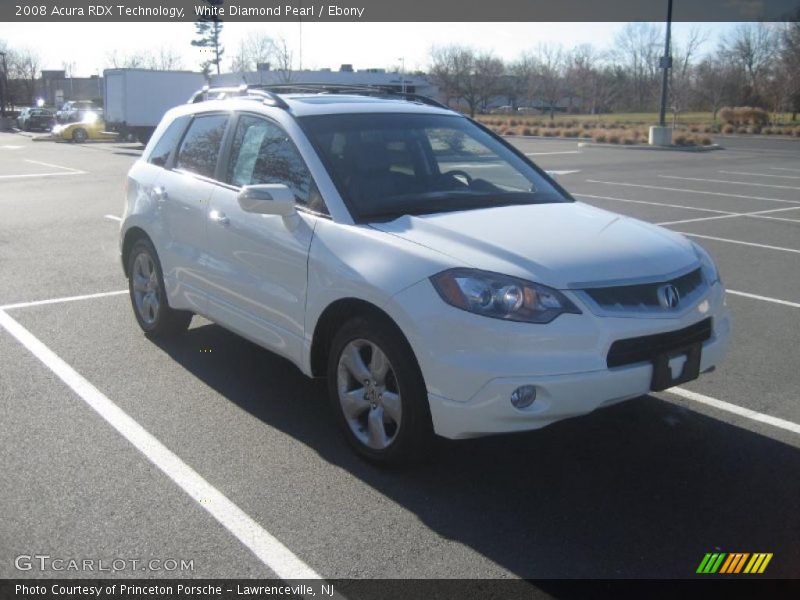 White Diamond Pearl / Ebony 2008 Acura RDX Technology