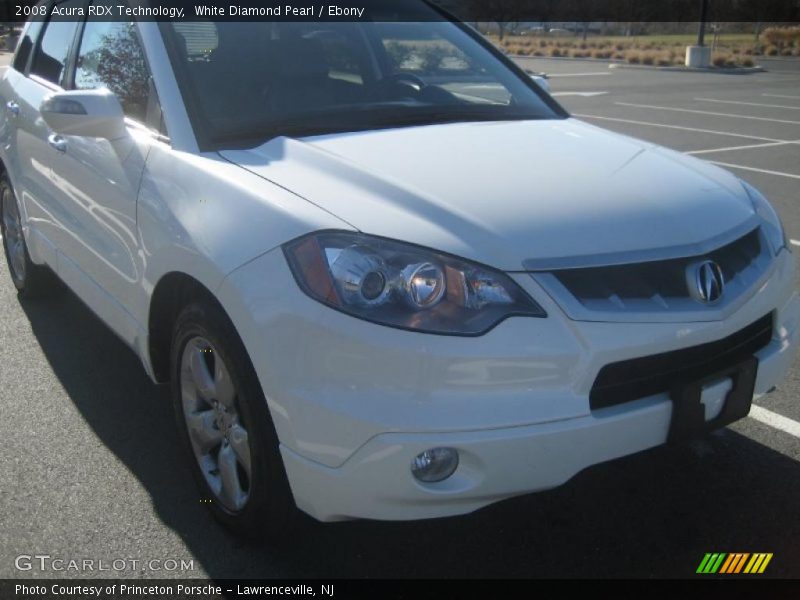 White Diamond Pearl / Ebony 2008 Acura RDX Technology