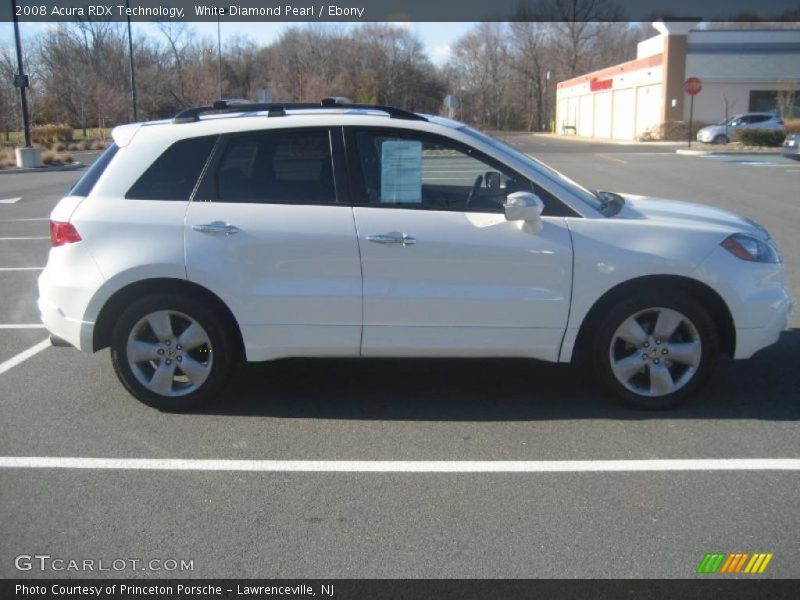 White Diamond Pearl / Ebony 2008 Acura RDX Technology