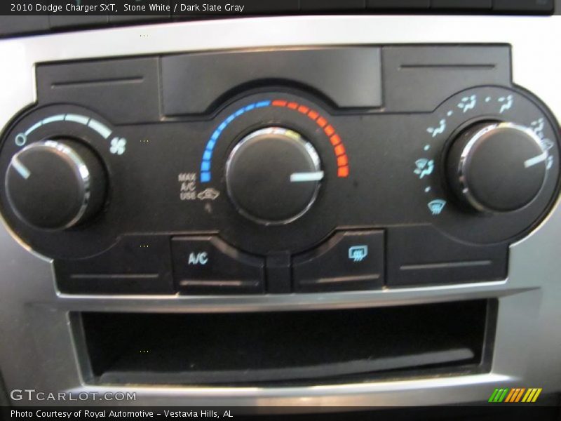 Stone White / Dark Slate Gray 2010 Dodge Charger SXT