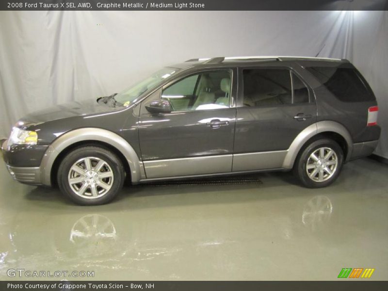 Graphite Metallic / Medium Light Stone 2008 Ford Taurus X SEL AWD