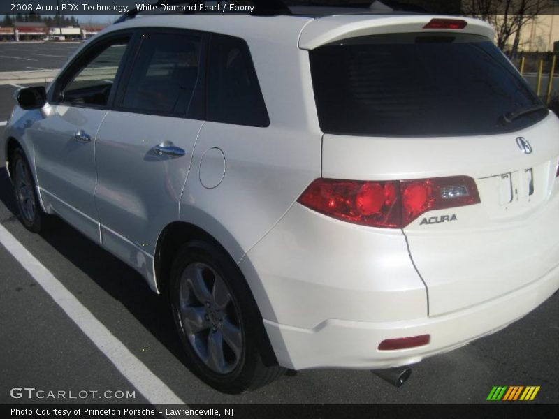 White Diamond Pearl / Ebony 2008 Acura RDX Technology
