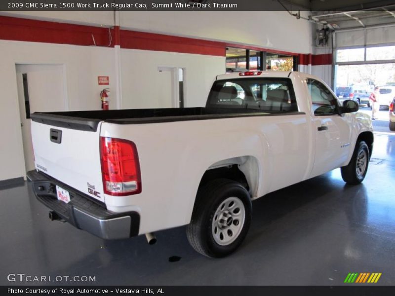 Summit White / Dark Titanium 2009 GMC Sierra 1500 Work Truck Regular Cab