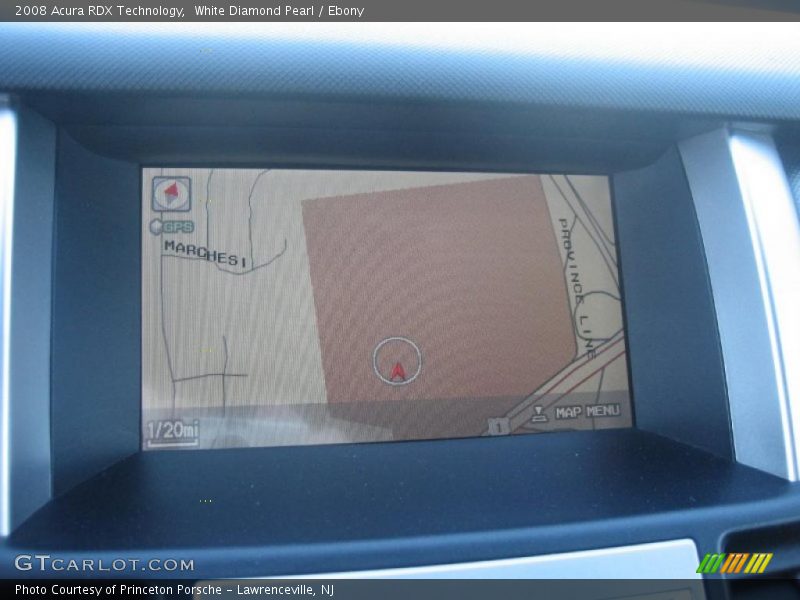 White Diamond Pearl / Ebony 2008 Acura RDX Technology