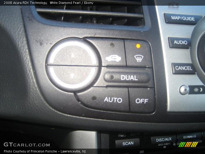 White Diamond Pearl / Ebony 2008 Acura RDX Technology
