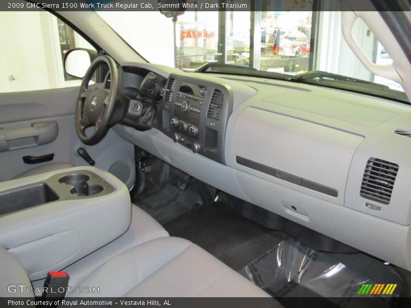 Summit White / Dark Titanium 2009 GMC Sierra 1500 Work Truck Regular Cab