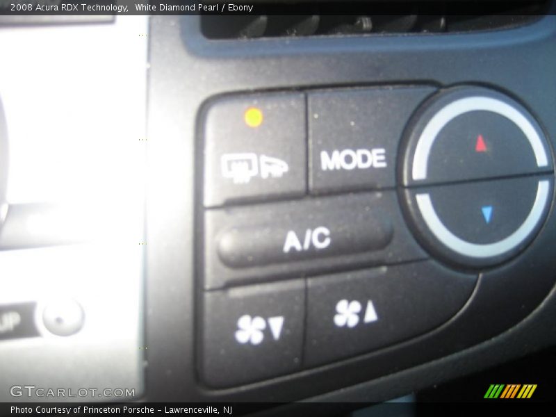White Diamond Pearl / Ebony 2008 Acura RDX Technology