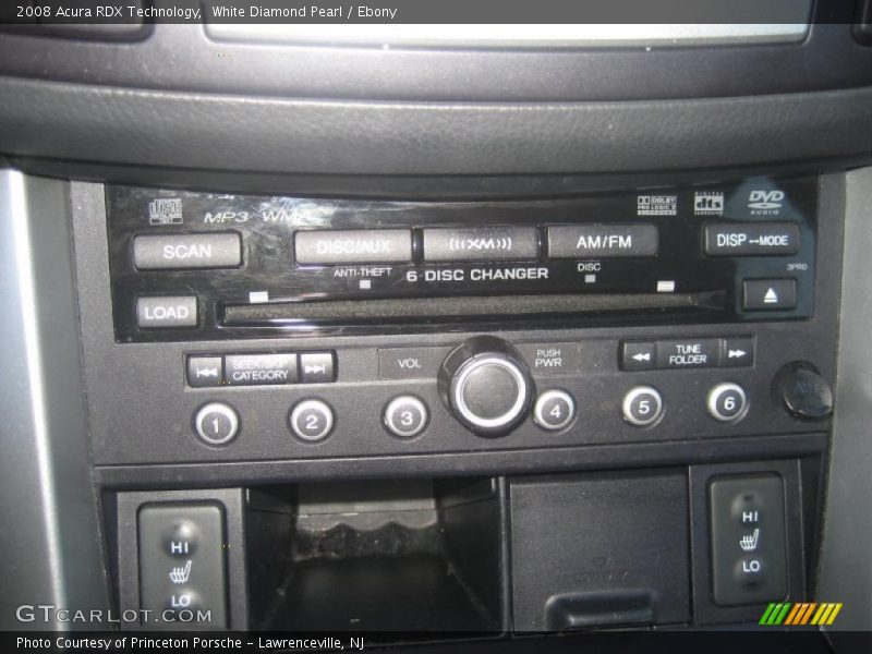 White Diamond Pearl / Ebony 2008 Acura RDX Technology