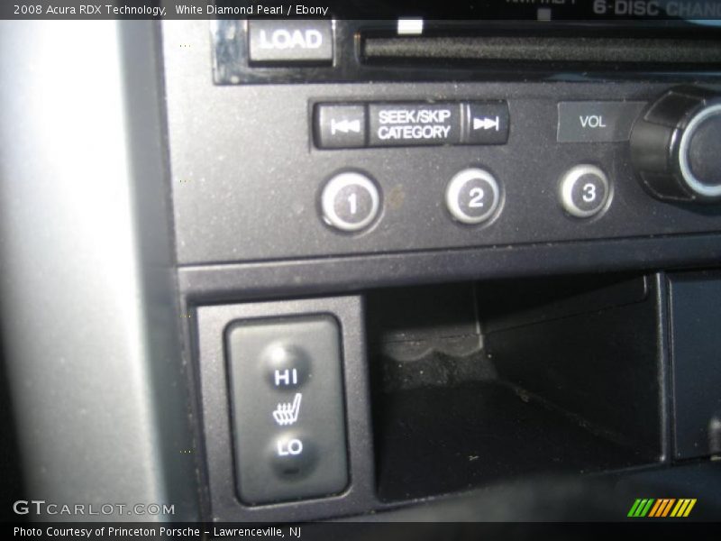 White Diamond Pearl / Ebony 2008 Acura RDX Technology