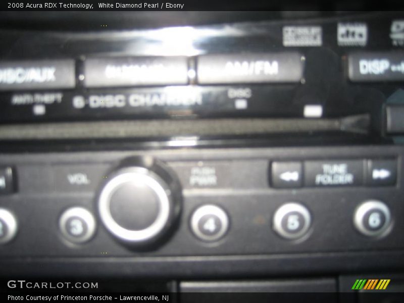 White Diamond Pearl / Ebony 2008 Acura RDX Technology
