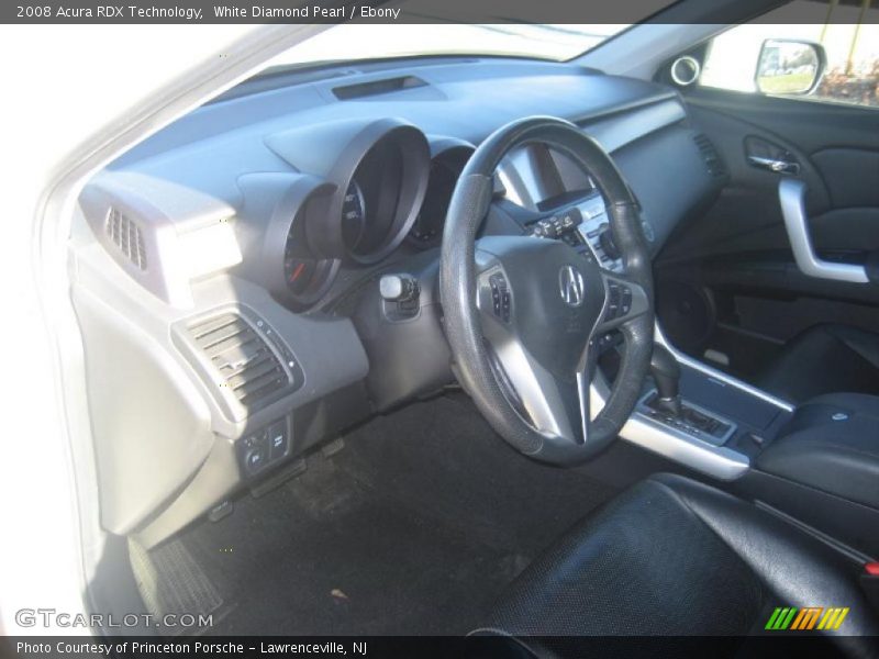 White Diamond Pearl / Ebony 2008 Acura RDX Technology