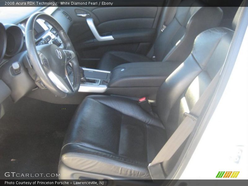 White Diamond Pearl / Ebony 2008 Acura RDX Technology