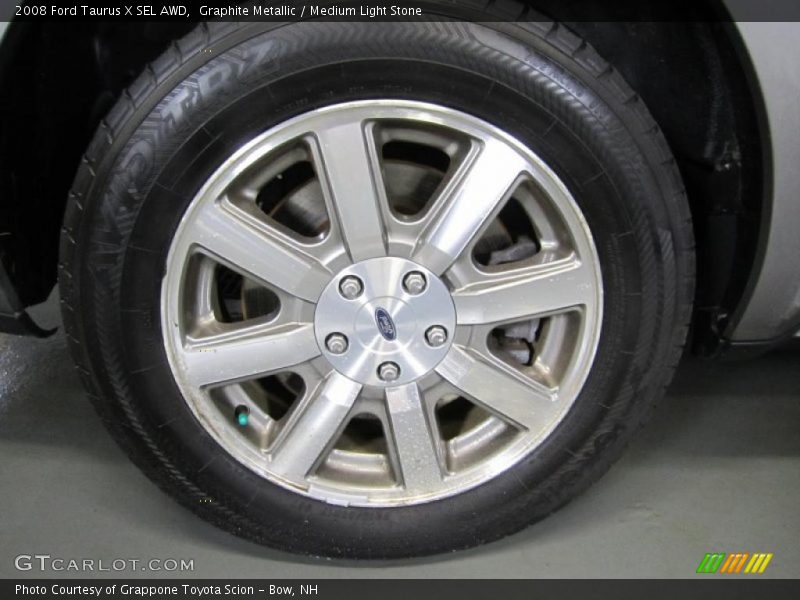Graphite Metallic / Medium Light Stone 2008 Ford Taurus X SEL AWD