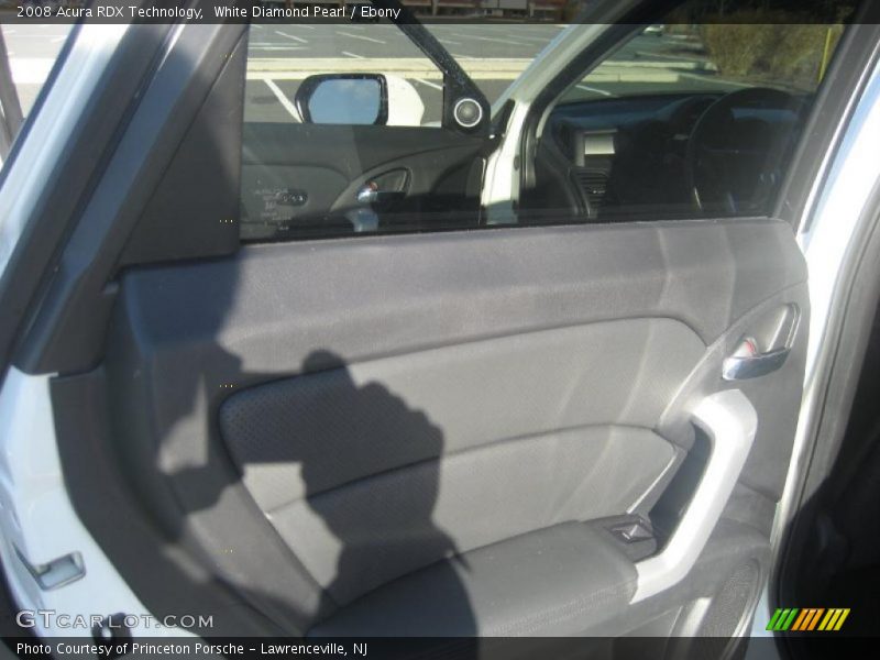 White Diamond Pearl / Ebony 2008 Acura RDX Technology