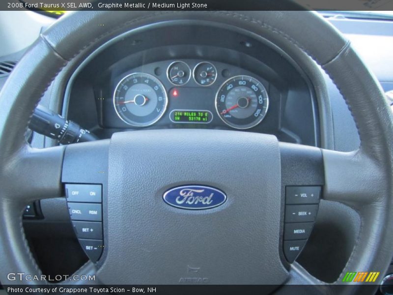 Graphite Metallic / Medium Light Stone 2008 Ford Taurus X SEL AWD