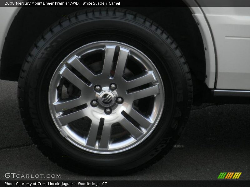 White Suede / Camel 2008 Mercury Mountaineer Premier AWD
