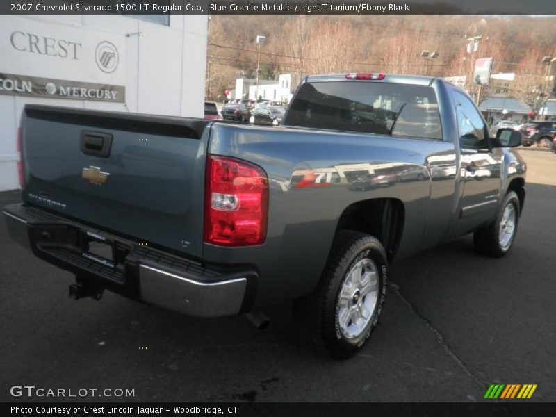 Blue Granite Metallic / Light Titanium/Ebony Black 2007 Chevrolet Silverado 1500 LT Regular Cab