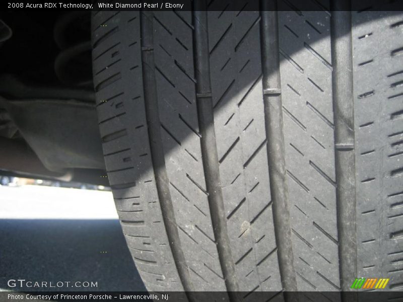 White Diamond Pearl / Ebony 2008 Acura RDX Technology