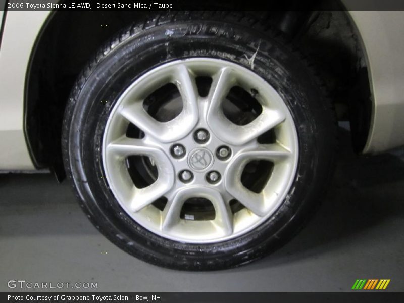 Desert Sand Mica / Taupe 2006 Toyota Sienna LE AWD