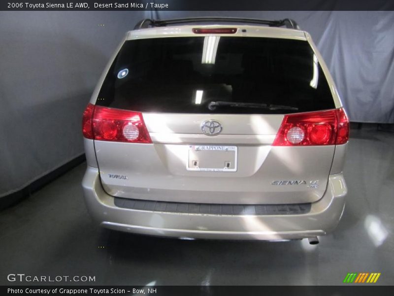 Desert Sand Mica / Taupe 2006 Toyota Sienna LE AWD