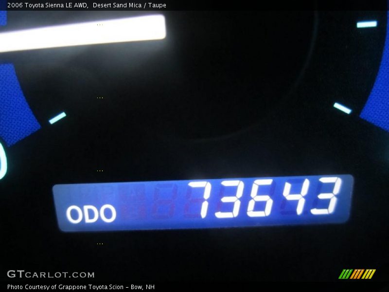 Desert Sand Mica / Taupe 2006 Toyota Sienna LE AWD