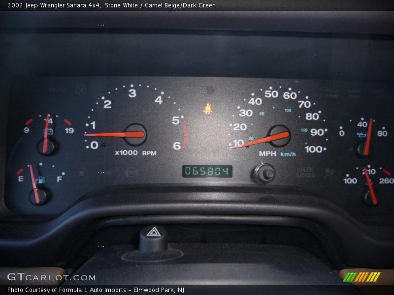 2002 Wrangler Sahara 4x4 Sahara 4x4 Gauges