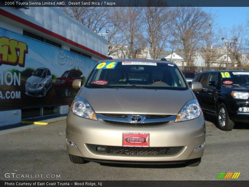 Desert Sand Mica / Taupe 2006 Toyota Sienna Limited AWD