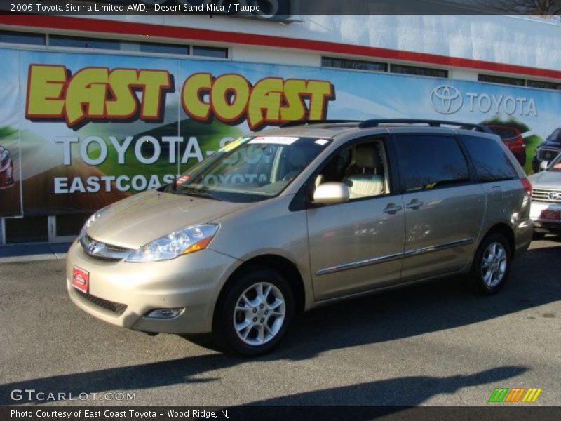 Desert Sand Mica / Taupe 2006 Toyota Sienna Limited AWD