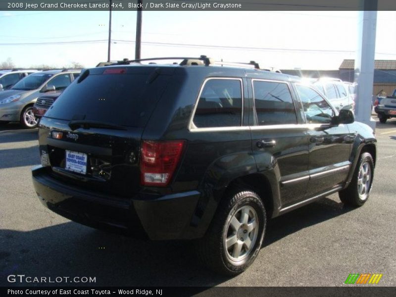 Black / Dark Slate Gray/Light Graystone 2008 Jeep Grand Cherokee Laredo 4x4