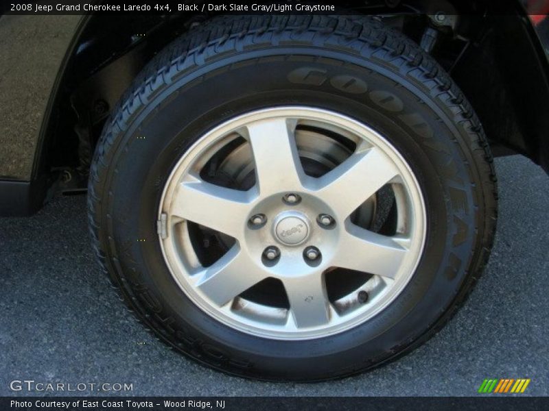 Black / Dark Slate Gray/Light Graystone 2008 Jeep Grand Cherokee Laredo 4x4