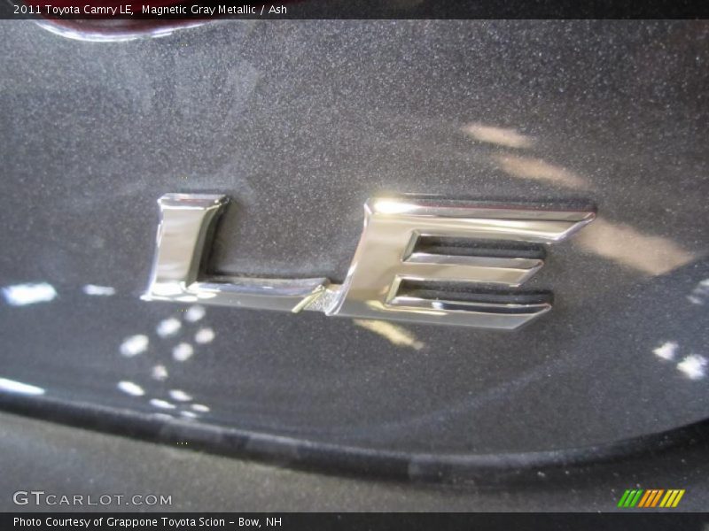 Magnetic Gray Metallic / Ash 2011 Toyota Camry LE
