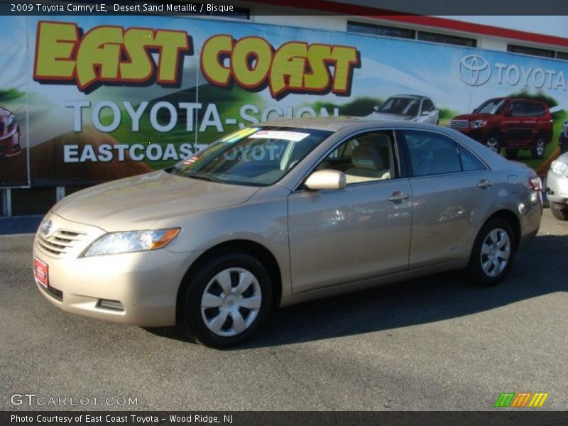 Desert Sand Metallic / Bisque 2009 Toyota Camry LE