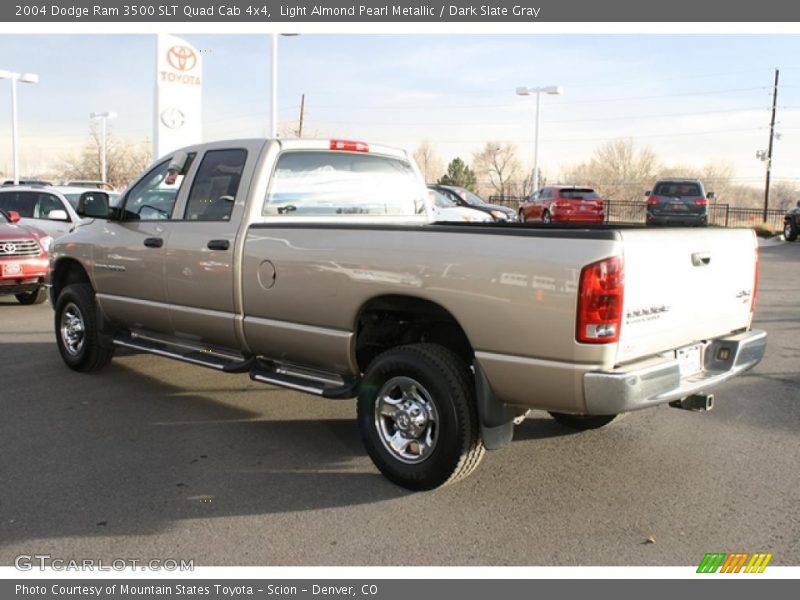 Light Almond Pearl Metallic / Dark Slate Gray 2004 Dodge Ram 3500 SLT Quad Cab 4x4