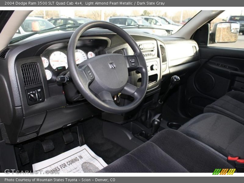 Dark Slate Gray Interior - 2004 Ram 3500 SLT Quad Cab 4x4 