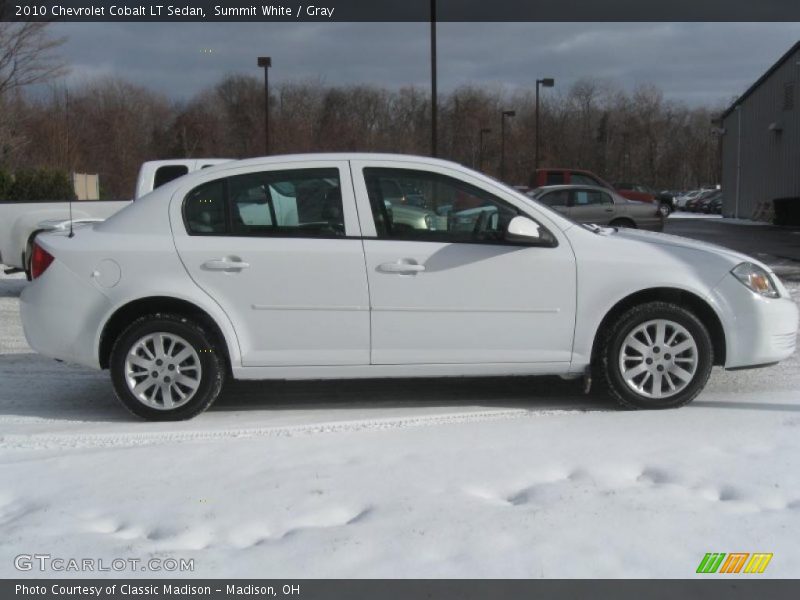 Summit White / Gray 2010 Chevrolet Cobalt LT Sedan