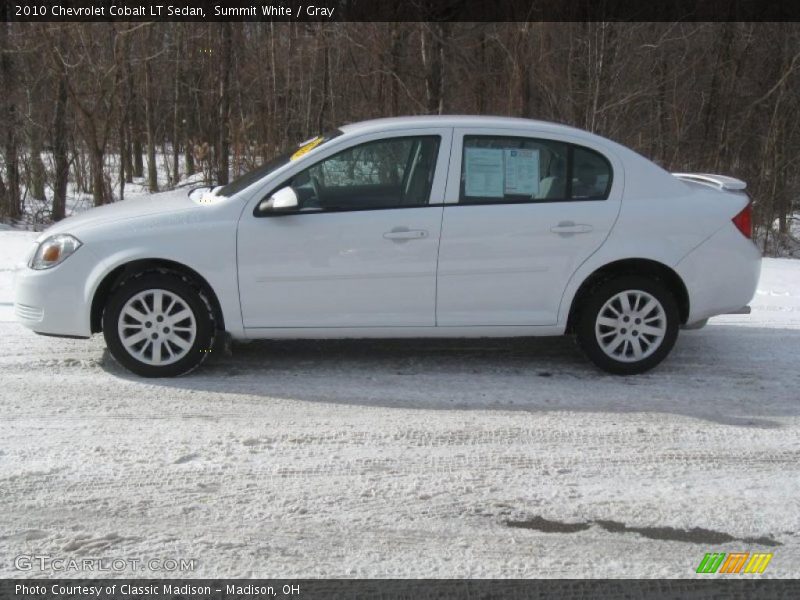 Summit White / Gray 2010 Chevrolet Cobalt LT Sedan