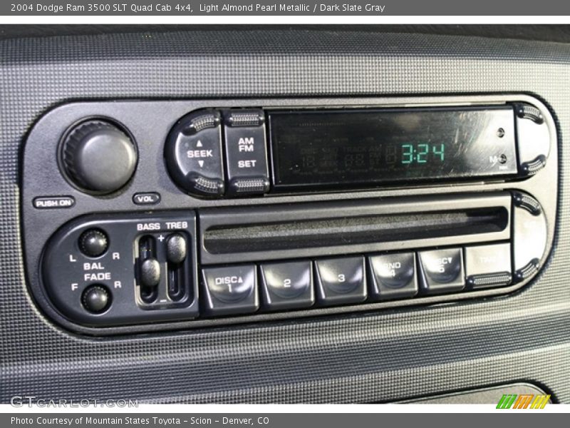 Controls of 2004 Ram 3500 SLT Quad Cab 4x4