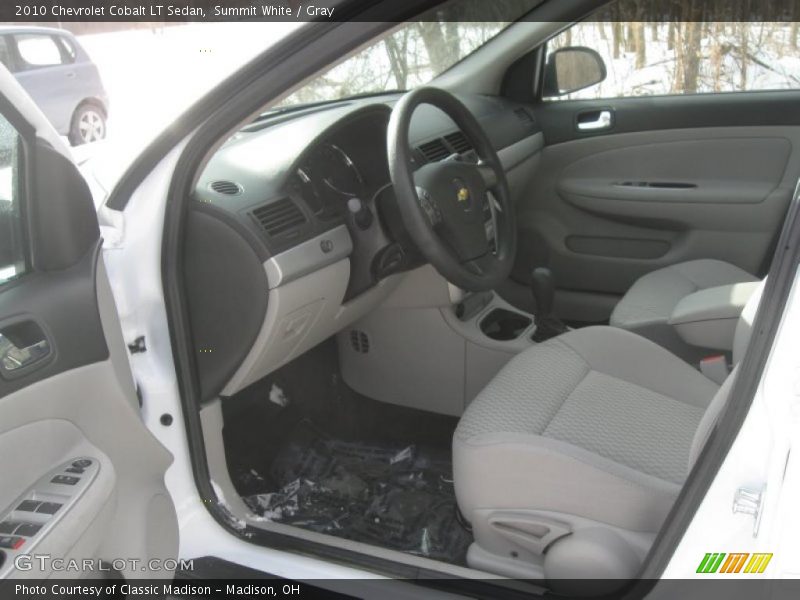 Summit White / Gray 2010 Chevrolet Cobalt LT Sedan