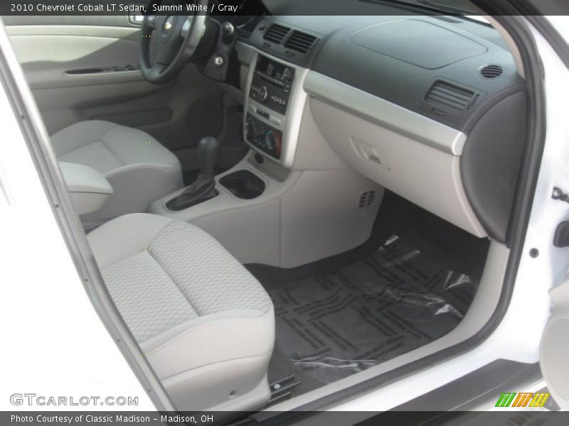 Summit White / Gray 2010 Chevrolet Cobalt LT Sedan
