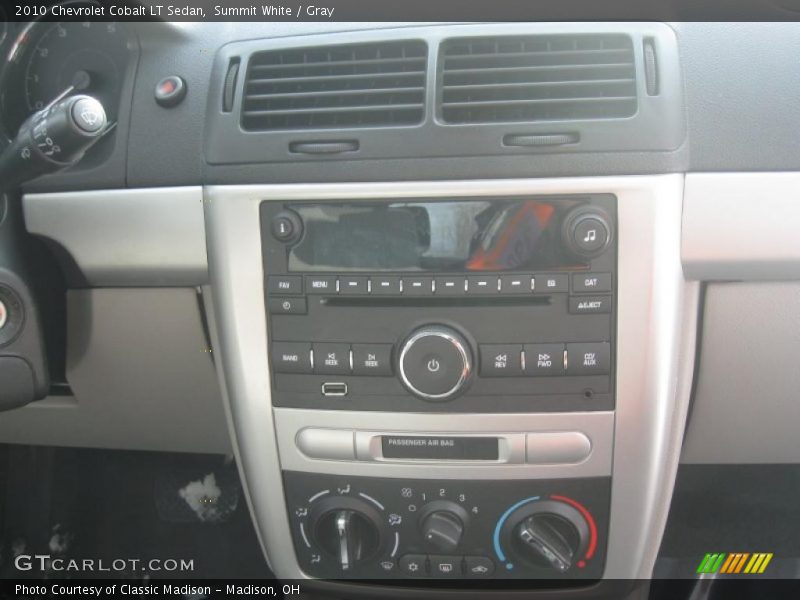 Summit White / Gray 2010 Chevrolet Cobalt LT Sedan