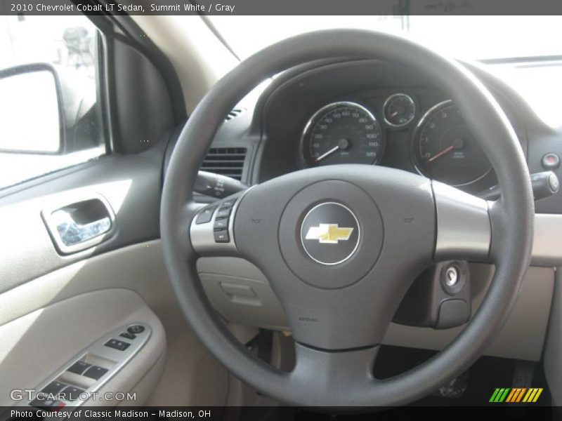 Summit White / Gray 2010 Chevrolet Cobalt LT Sedan