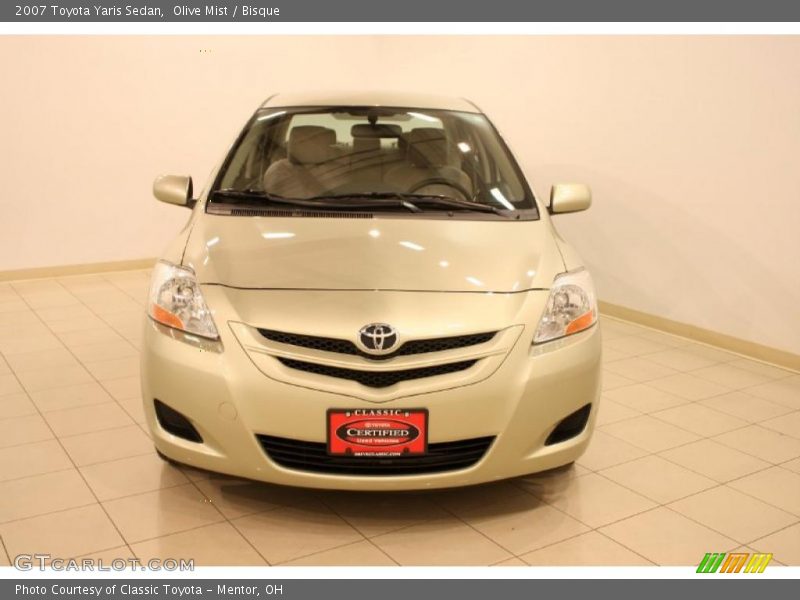 Olive Mist / Bisque 2007 Toyota Yaris Sedan