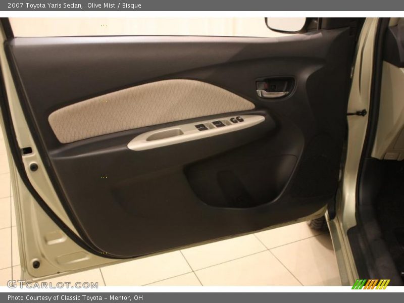Olive Mist / Bisque 2007 Toyota Yaris Sedan