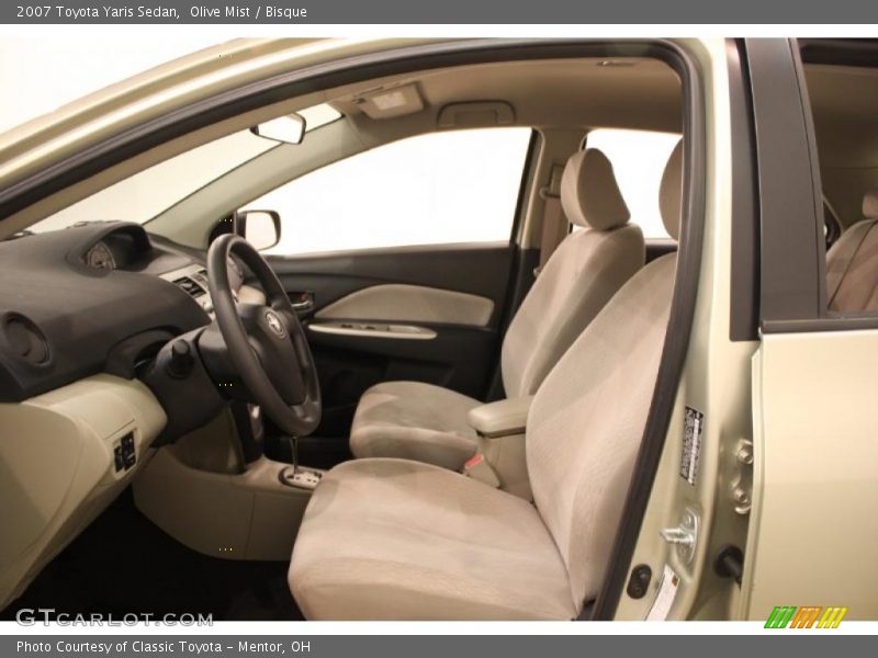 Olive Mist / Bisque 2007 Toyota Yaris Sedan