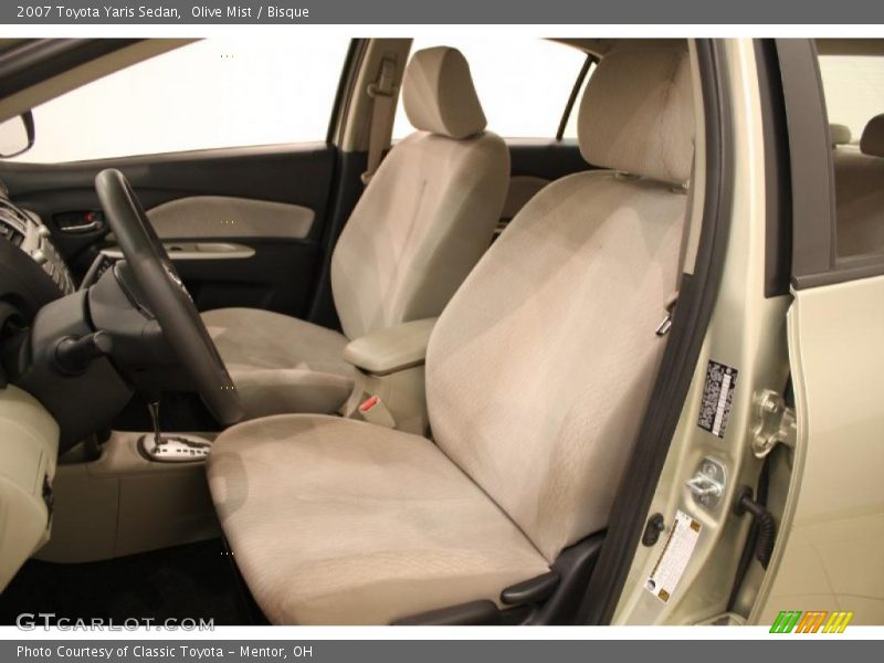 Olive Mist / Bisque 2007 Toyota Yaris Sedan