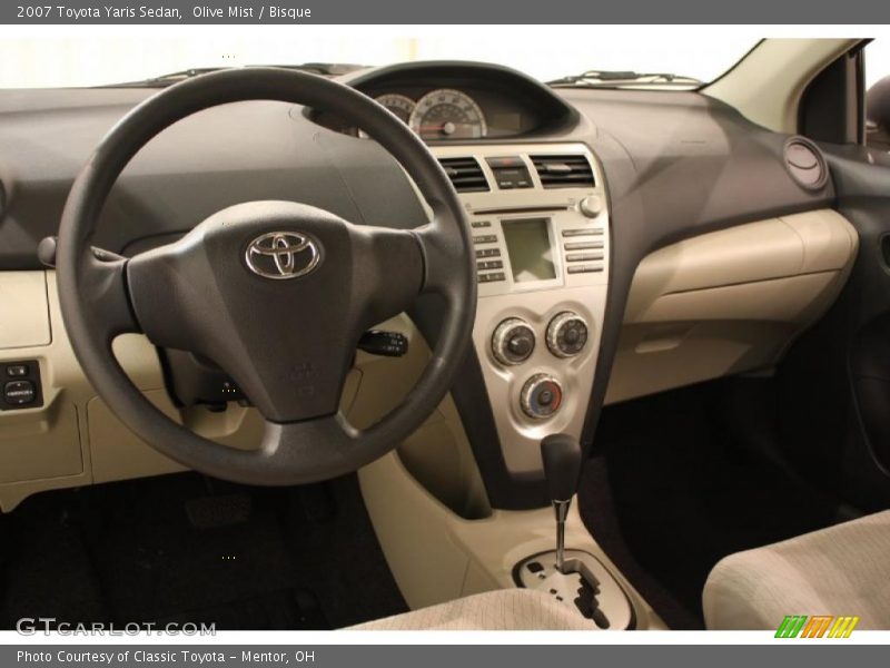 Olive Mist / Bisque 2007 Toyota Yaris Sedan
