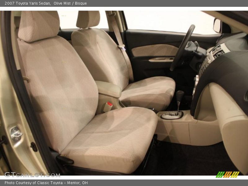 Olive Mist / Bisque 2007 Toyota Yaris Sedan