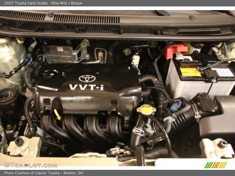 Olive Mist / Bisque 2007 Toyota Yaris Sedan